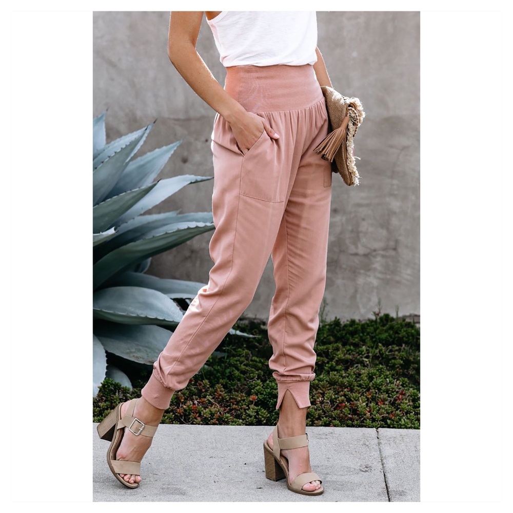 IN STOCK 🆕 ruched joggers - Picture 4 of 5